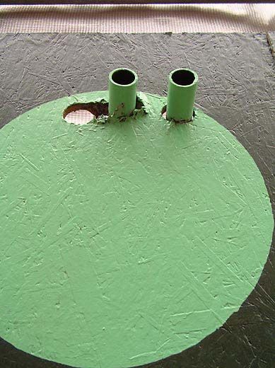 Hoarding painted